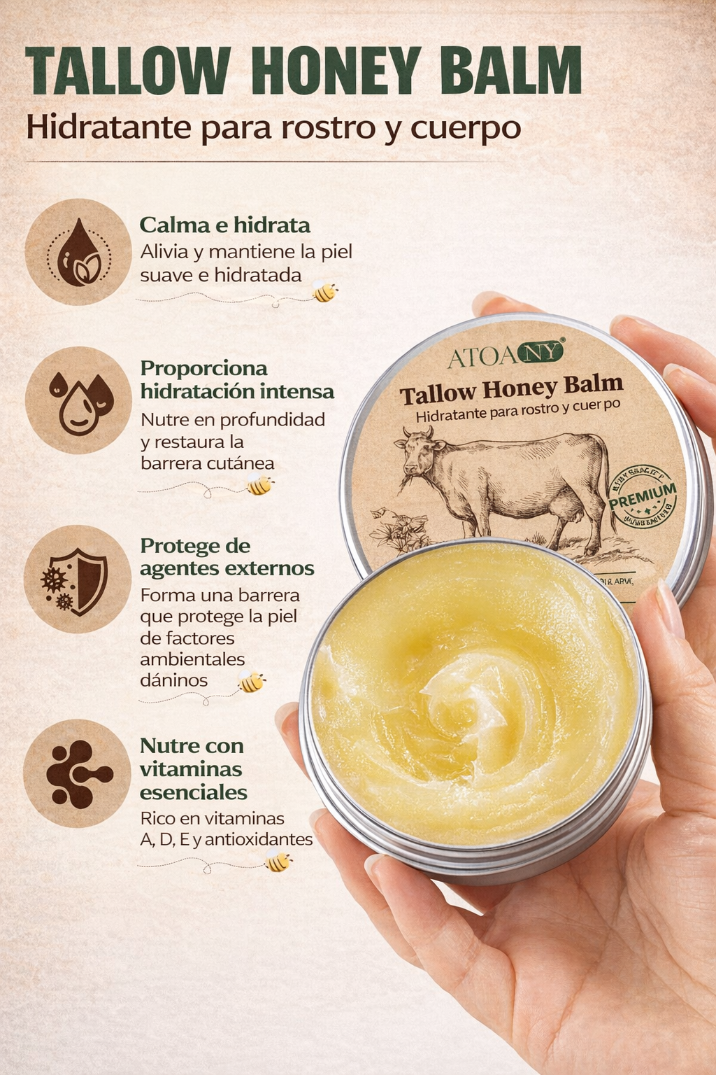 Tallow cream