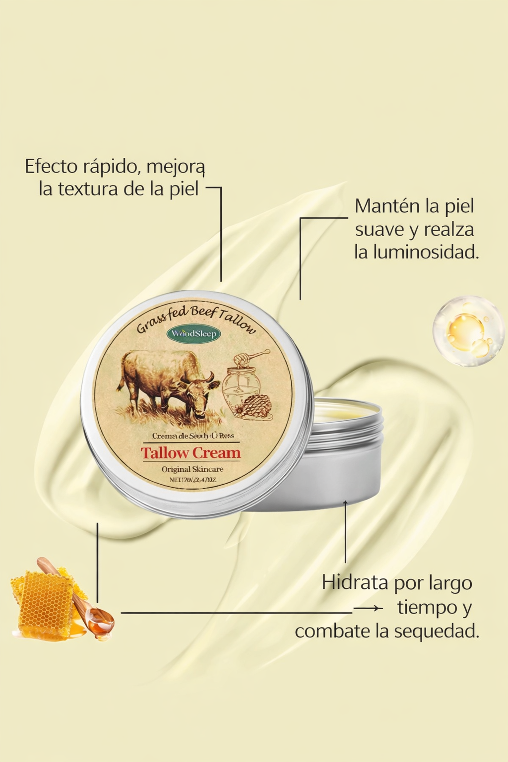 Tallow cream