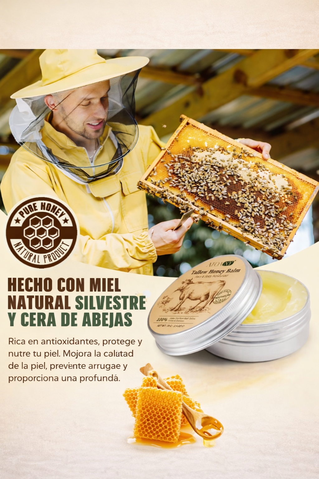 Tallow cream